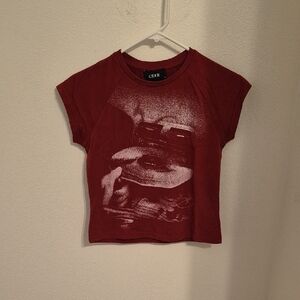 Cider Red Short-Sleeve Graphic Tee for Kids